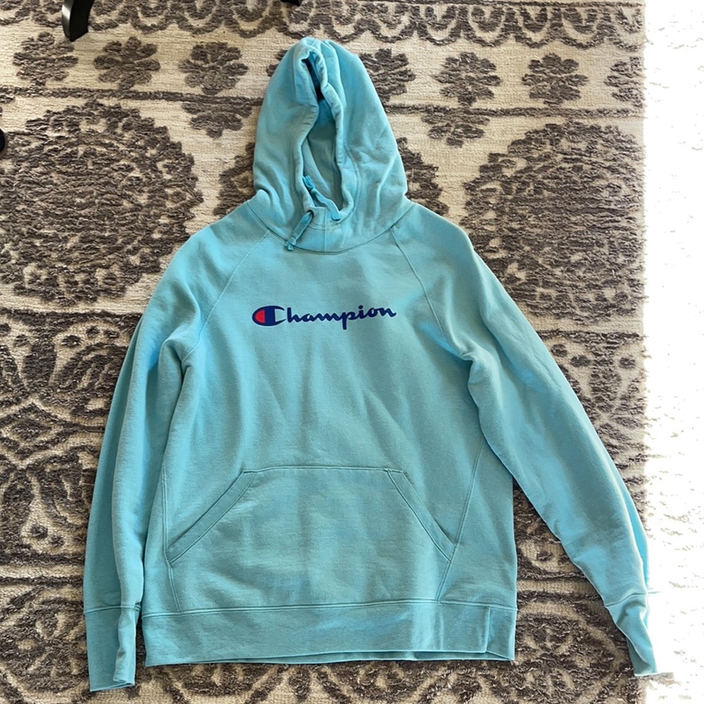Champion Logo Hoodie, Size L